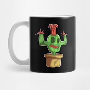 Funny Cartoon Cactus Head Mug